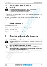 Предварительный просмотр 17 страницы Dometic PowerPump PP1210 Installation And Operating Manual