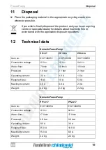 Предварительный просмотр 19 страницы Dometic PowerPump PP1210 Installation And Operating Manual