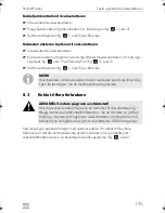 Preview for 175 page of Dometic PP 1002 Installation And Operating Manual