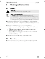 Предварительный просмотр 22 страницы Dometic PR4500 Operating Manual