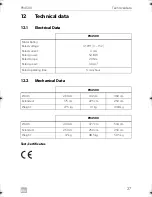 Предварительный просмотр 27 страницы Dometic PR4500 Operating Manual