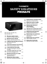 Preview for 1 page of Dometic ProSafe MD283 Installation And Operating Manual