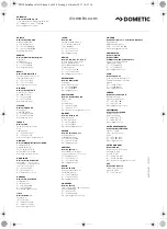 Preview for 20 page of Dometic PS120A Installation And Operating Manual