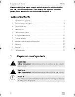 Preview for 2 page of Dometic PSB150 Installation And Operating Manual