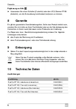 Предварительный просмотр 9 страницы Dometic RainTec RT100 Installation And Operating Manual