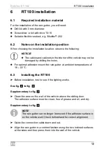 Предварительный просмотр 14 страницы Dometic RainTec RT100 Installation And Operating Manual