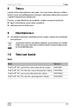 Предварительный просмотр 72 страницы Dometic RainTec RT100 Installation And Operating Manual