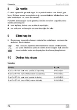 Предварительный просмотр 79 страницы Dometic RainTec RT100 Installation And Operating Manual