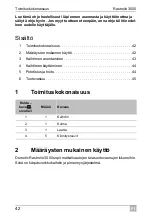 Preview for 42 page of Dometic Rastrollo 3000 Installation And Operating Manual