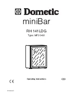 Dometic RH 141LDG Operating Instructions Manual предпросмотр