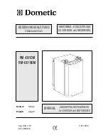 Dometic RM 4361DM Manual предпросмотр