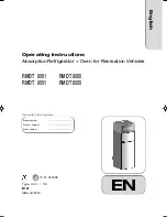 Preview for 3 page of Dometic RMDT8501 Operating Manual