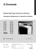 Preview for 23 page of Dometic RMS 8400RMS 8401RMS 8405RMS 8460RMS 8461 Operating Instructions Manual