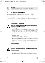 Preview for 12 page of Dometic Rollerblind Precision BR38 Installation And Operating Manual