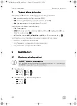 Preview for 62 page of Dometic Rollerblind Precision BR38 Installation And Operating Manual