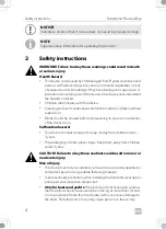 Preview for 4 page of Dometic Rollerblind PrecisionRise Installation And Operating Manual