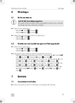 Preview for 15 page of Dometic Rollerblind PrecisionRise Installation And Operating Manual