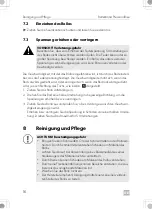 Preview for 16 page of Dometic Rollerblind PrecisionRise Installation And Operating Manual