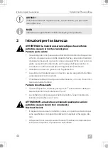 Preview for 44 page of Dometic Rollerblind PrecisionRise Installation And Operating Manual