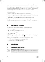 Preview for 62 page of Dometic Rollerblind PrecisionRise Installation And Operating Manual