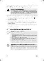 Preview for 64 page of Dometic Rollerblind PrecisionRise Installation And Operating Manual