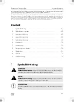 Preview for 67 page of Dometic Rollerblind PrecisionRise Installation And Operating Manual