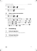 Preview for 71 page of Dometic Rollerblind PrecisionRise Installation And Operating Manual