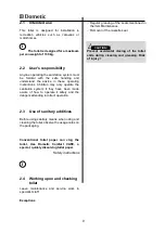 Preview for 9 page of Dometic Saneo B Operating Instructions Manual