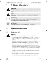 Предварительный просмотр 111 страницы Dometic SC 26 Operating Manual