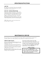 Preview for 7 page of Dometic Servel RGE400 Installation & Operating Instructions Manual