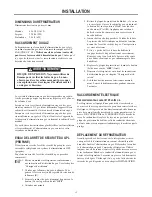 Preview for 12 page of Dometic Servel RGE400 Installation & Operating Instructions Manual