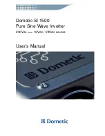 Preview for 2 page of Dometic SI 1500 User Manual