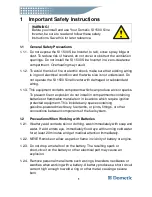 Preview for 5 page of Dometic SI 1500 User Manual