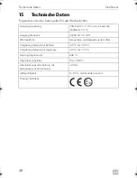 Preview for 50 page of Dometic SINEPOWER DSP1312T Installation And Operating Manual