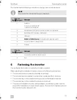 Preview for 11 page of Dometic SINEPOWER MSI 212 Installation And Operating Manual