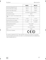 Preview for 57 page of Dometic SINEPOWER MSI 212 Installation And Operating Manual