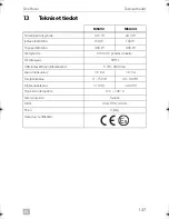 Preview for 147 page of Dometic SINEPOWER MSI 212 Installation And Operating Manual