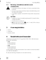 Preview for 209 page of Dometic SINEPOWER MSI 212 Installation And Operating Manual