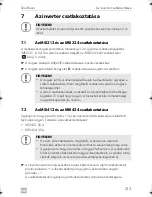 Preview for 213 page of Dometic SINEPOWER MSI 212 Installation And Operating Manual