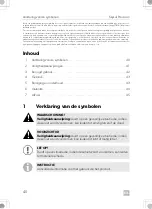 Preview for 40 page of Dometic SKYSOL Operating Manual