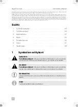 Preview for 63 page of Dometic SKYSOL Operating Manual