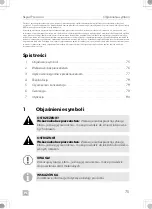 Preview for 75 page of Dometic SKYSOL Operating Manual