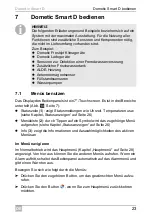 Preview for 23 page of Dometic Smart D Installation And Operating Manual