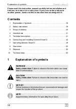 Preview for 38 page of Dometic Smart D Installation And Operating Manual