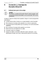 Preview for 95 page of Dometic Smart D Installation And Operating Manual