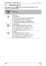 Preview for 216 page of Dometic Smart D Installation And Operating Manual