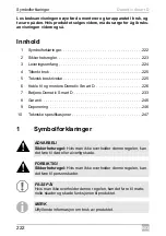 Preview for 222 page of Dometic Smart D Installation And Operating Manual