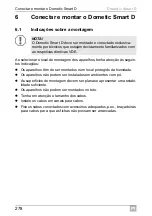 Preview for 278 page of Dometic Smart D Installation And Operating Manual