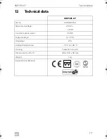 Предварительный просмотр 17 страницы Dometic SMP 301-07 Installation And Operating Manual