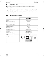 Предварительный просмотр 31 страницы Dometic SMP 301-07 Installation And Operating Manual